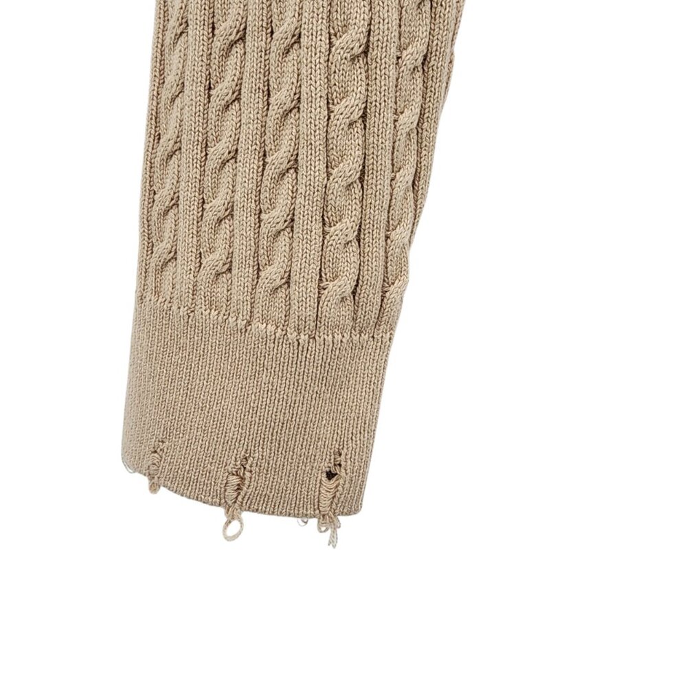 Sandro Women's Alixa Cotton and Wool Blend Cable-Knit Sweater - Picture 3 of 10